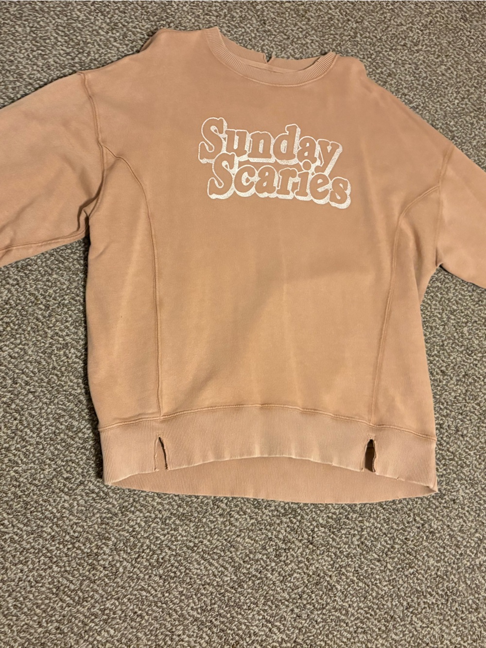 aerie Sunday Scaries Crewneck Sweater - Dusty Rose